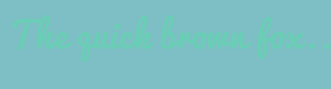 Image with Font Color 6ACEB6 and Background Color 7EBEC5
